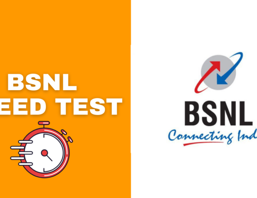 bsnl speed test